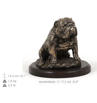 Bulldog II figurka na drewnie Art-Dog